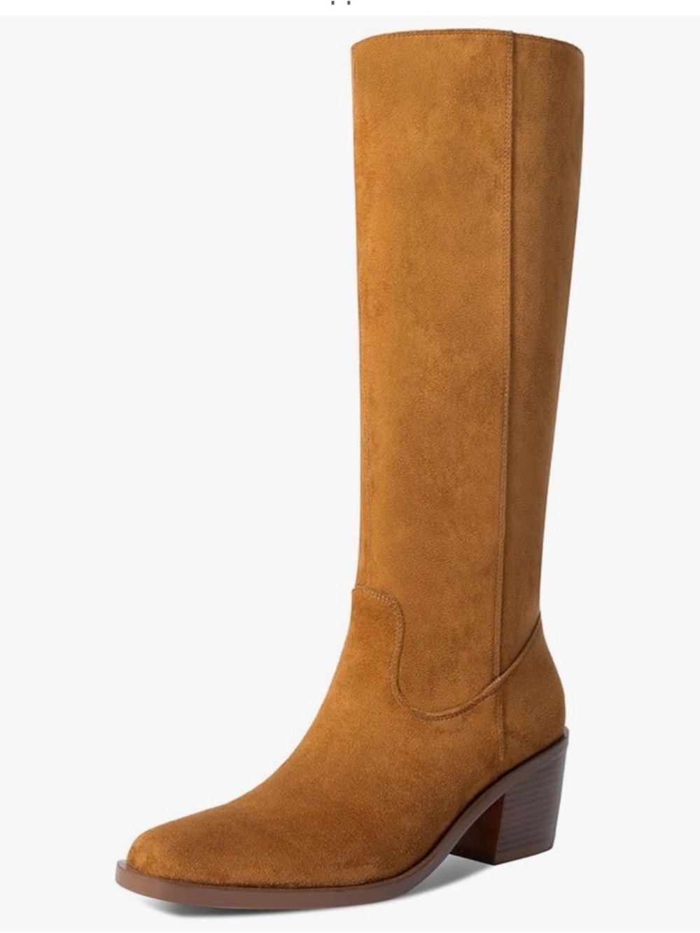 Women's Over-the-Knee Suede Boot in Camel